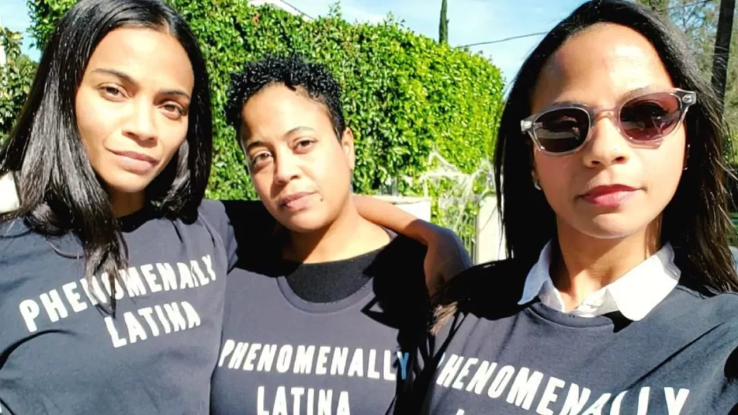 Zoe-Saldana-y-sus-hermanas-Mariel-y-Cisely.-Foto-fuente-externa